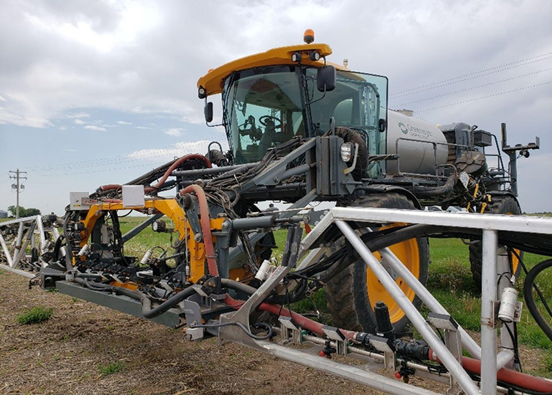 Figure 1. Greeneye Technologyâs precision sprayer used in this study.