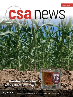 The February 2020 issue of CSA News magazine.