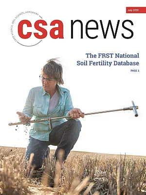 The july 2020 issue of CSA News magazine.