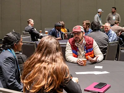 During the CANVAS 2025 meeting, the Diversity, Equity, and Inclusion in ASA, CSSA, and SSSA Committee hosted “Grounds for Connection,” an event that allowed attendees to enjoy complimentary coffee while meeting colleagues across research areas and career stages in a relaxed setting.