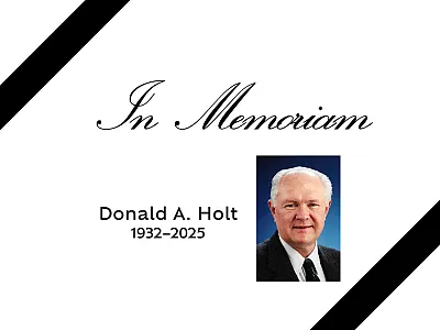 In memoriam: Donald Holt