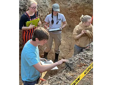 Students participating in the 2026 National Collegiate Soils Contest.