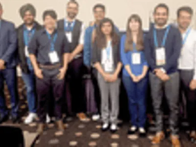 Participants of the Agricultural Hackathon competition at the 2023 Annual Meeting (from l to r): Igor Kuivjogi Fernandes, Gustavo Henrique Bessa de Lima, Amrinder Jakhar, Mario Andres Soto Valencia, Diego Della Lunga, Anish Bhattarai, Binita Ghimire, Skye Brugler, Rajneesh Sharma, Shailesh Pandit, and Srinadh Kodali. Not pictured: Harpreet Kaur.