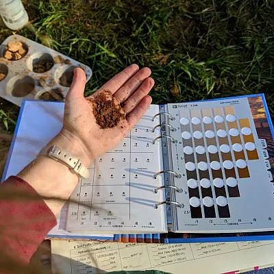 Person doing a seed study